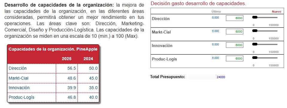 Decisiones — Capacitación