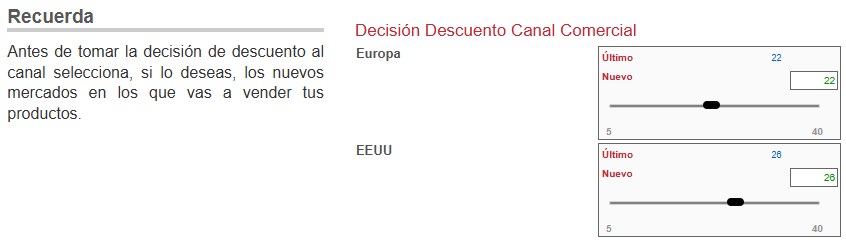 Decisiones — Comercial